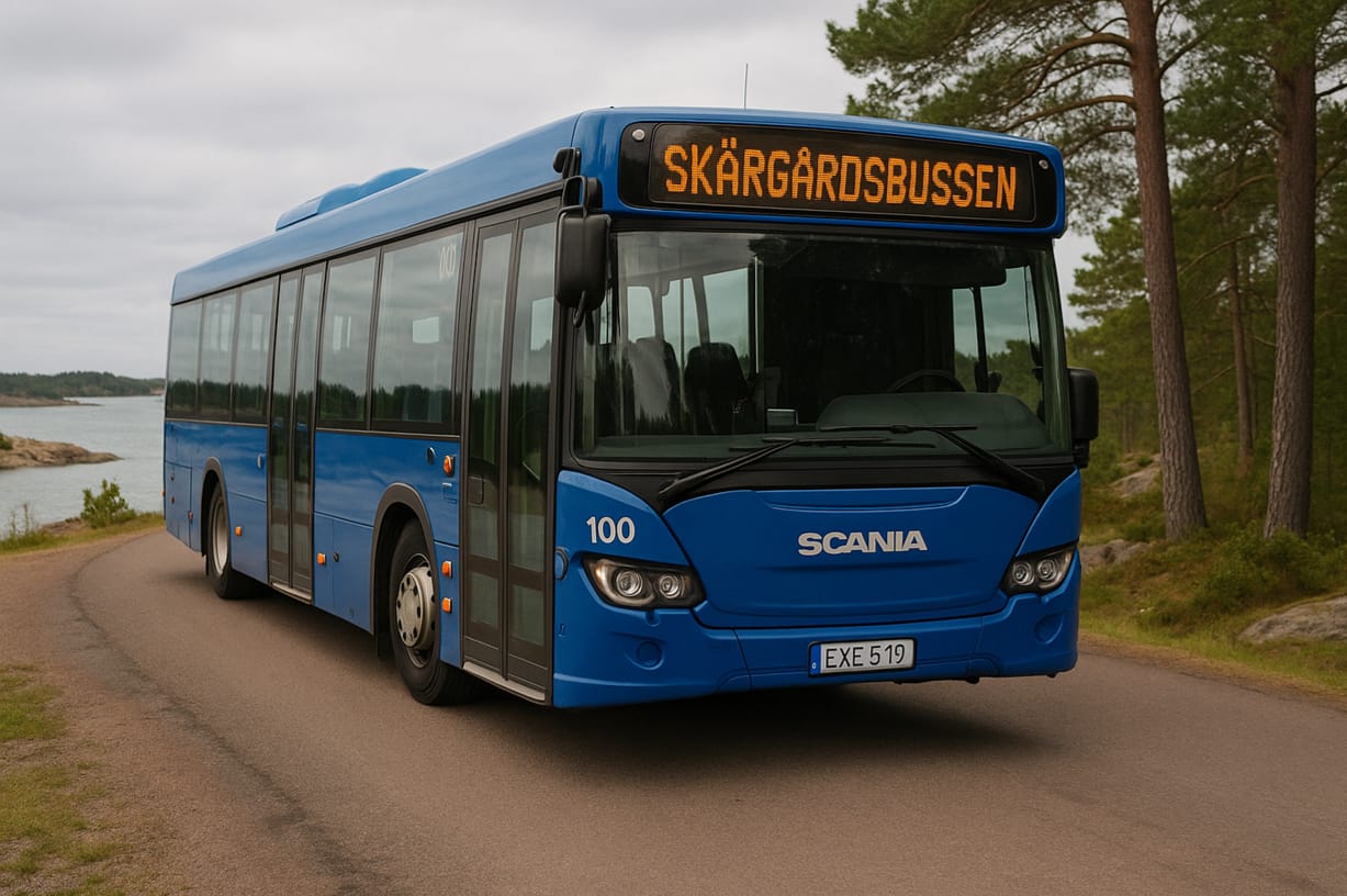 Betänkande: ”Skärgårdsbuss” genom kortruttssystemet